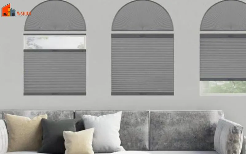 Shaped Roman Blinds