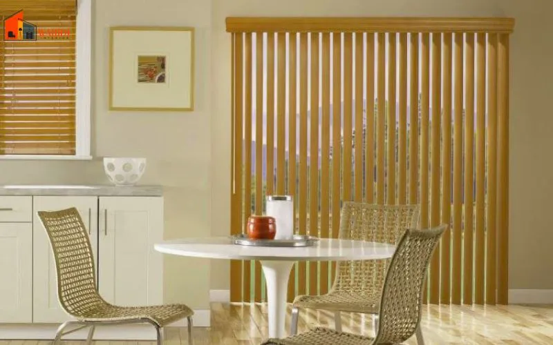 Faux Wood Vertical Blinds